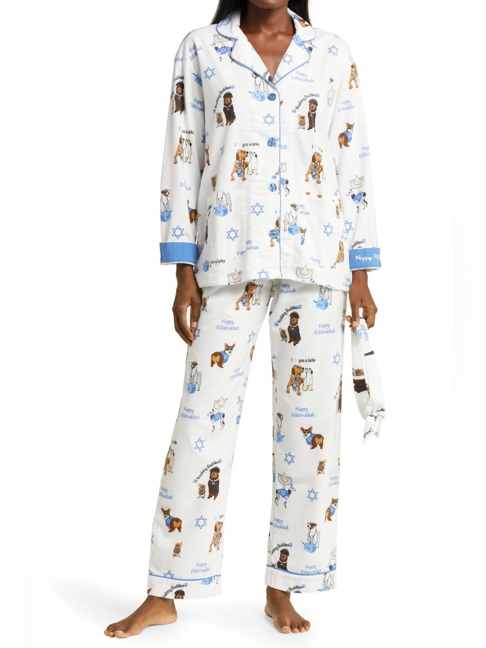 PJ Salvage NWOT Happy Llamakkah Pajama Set Sz XL